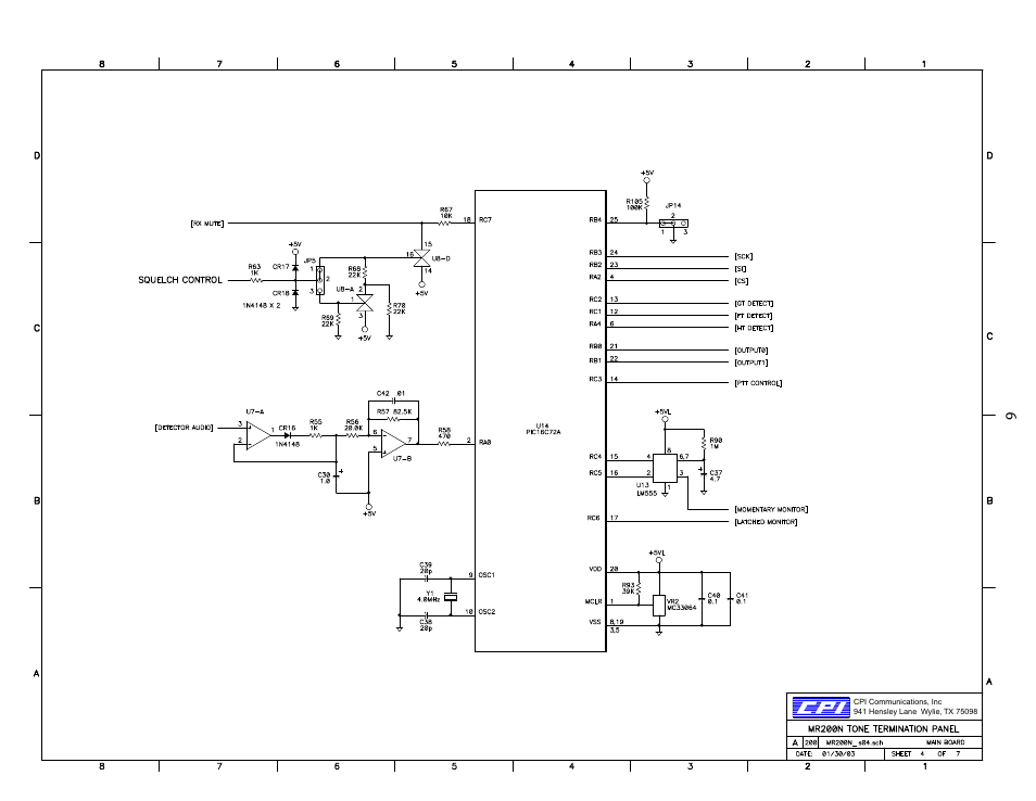 CPI Communications MR200(N) Series User Manual | Page 9 / 13