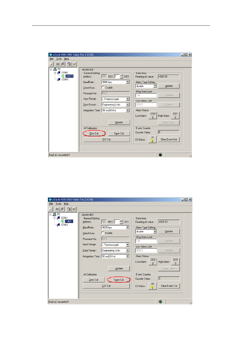 Advantech Data Acquisition Modules ADAM 4000 User Manual | Page 315 / 429