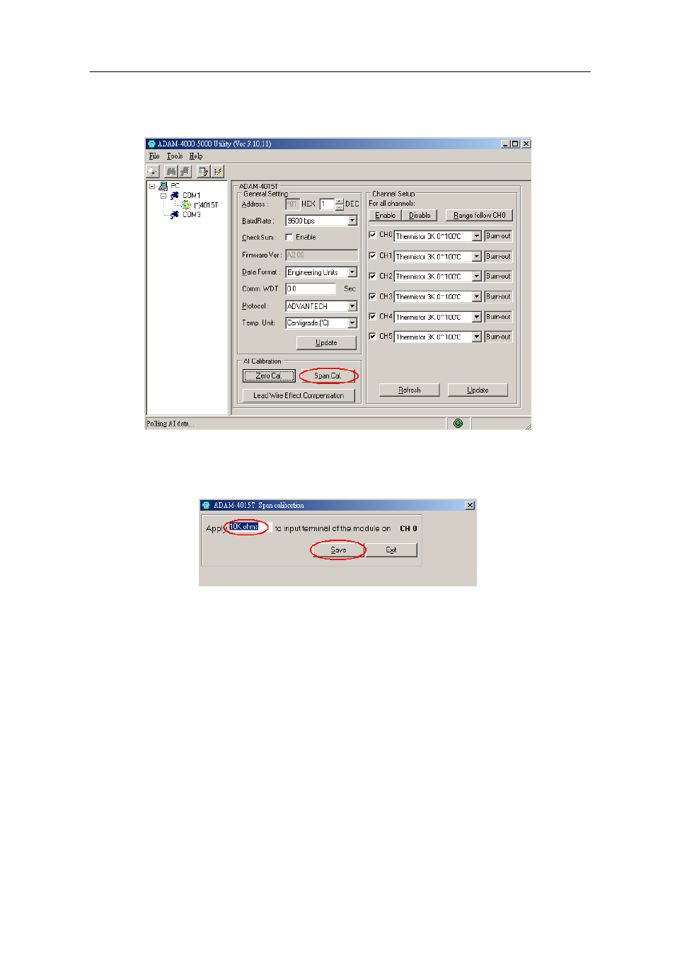 Advantech Data Acquisition Modules ADAM 4000 User Manual | Page 321 / 429