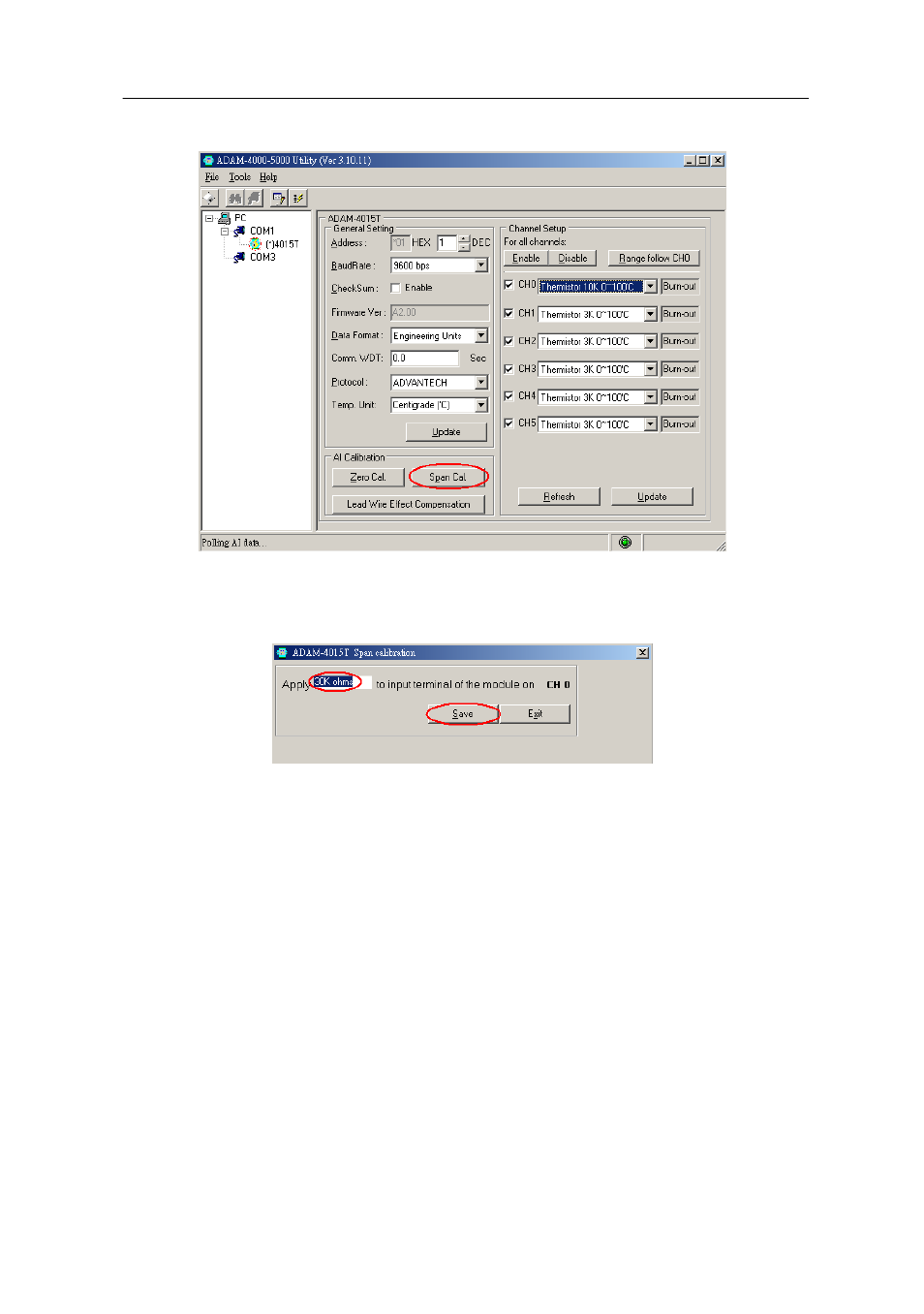 Calibration | Advantech Data Acquisition Modules ADAM 4000 User Manual | Page 324 / 429