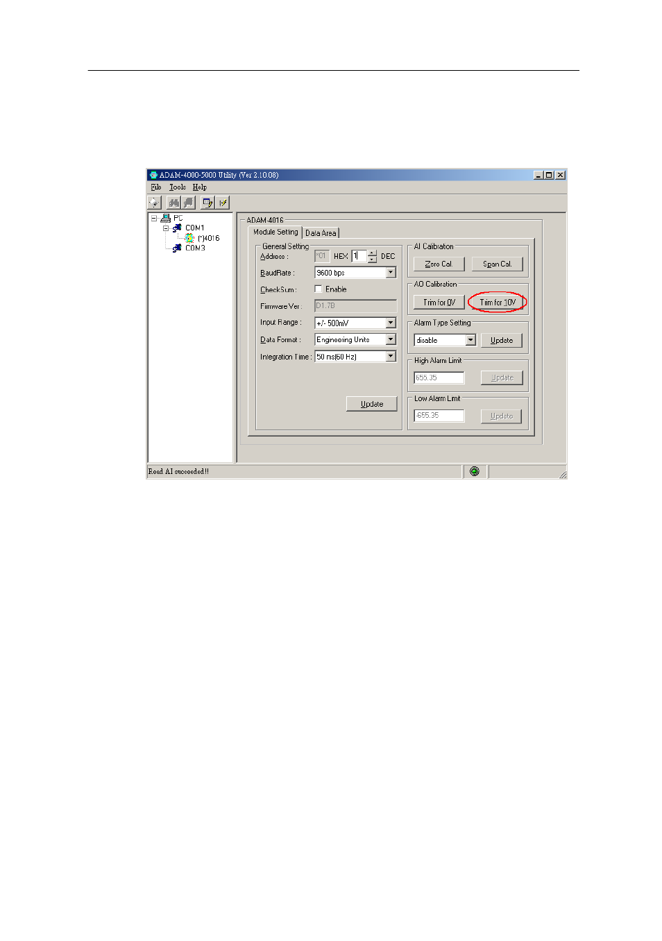 Calibration | Advantech Data Acquisition Modules ADAM 4000 User Manual | Page 328 / 429