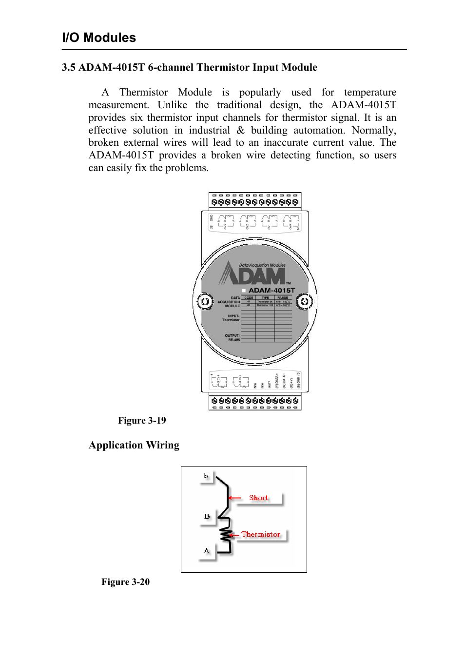 I/o modules | Advantech Data Acquisition Modules ADAM 4000 User Manual | Page 47 / 429