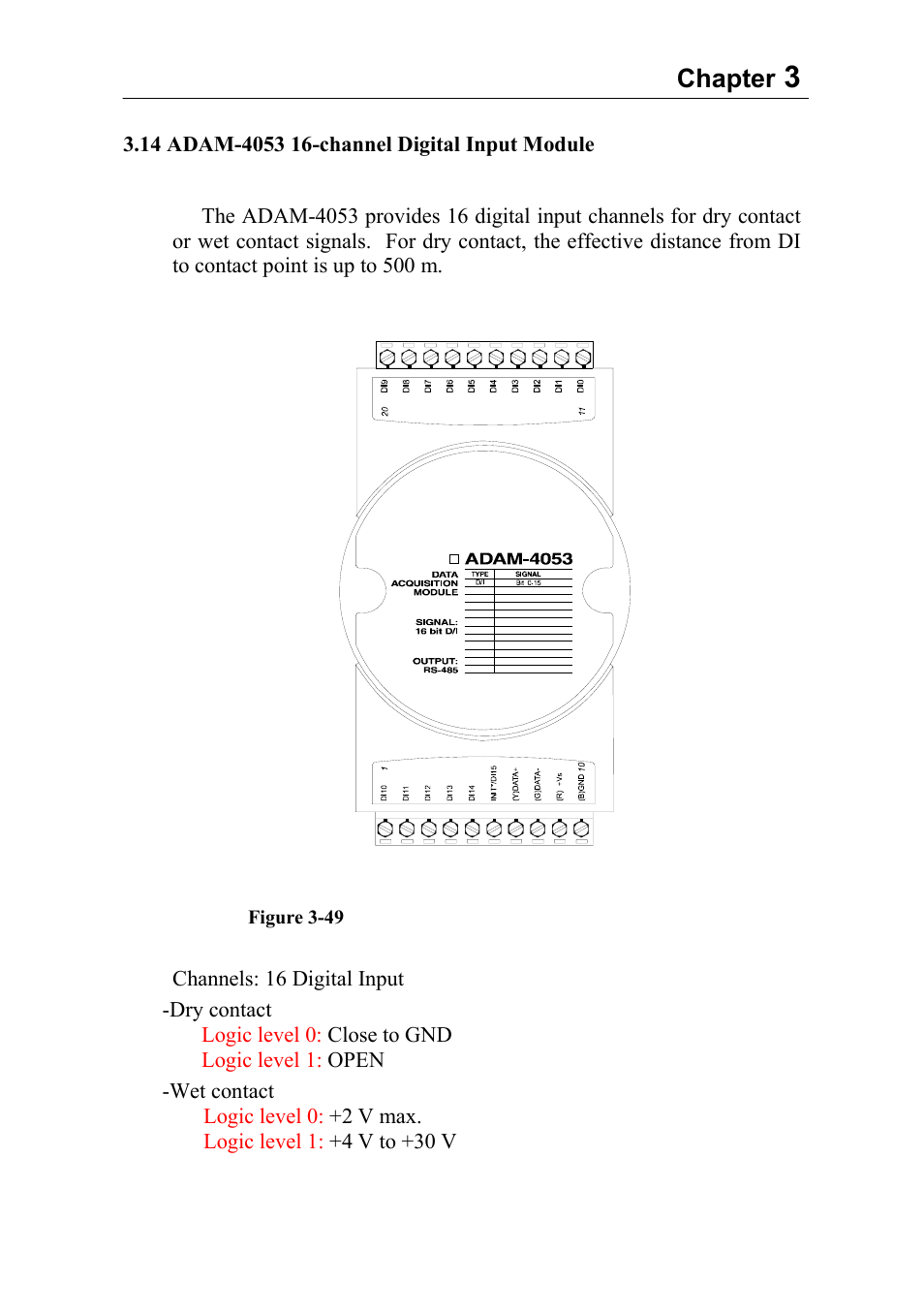 Chapter | Advantech Data Acquisition Modules ADAM 4000 User Manual | Page 80 / 429