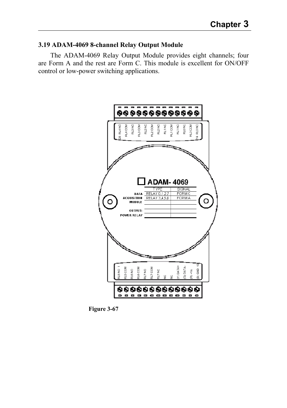 Chapter | Advantech Data Acquisition Modules ADAM 4000 User Manual | Page 96 / 429