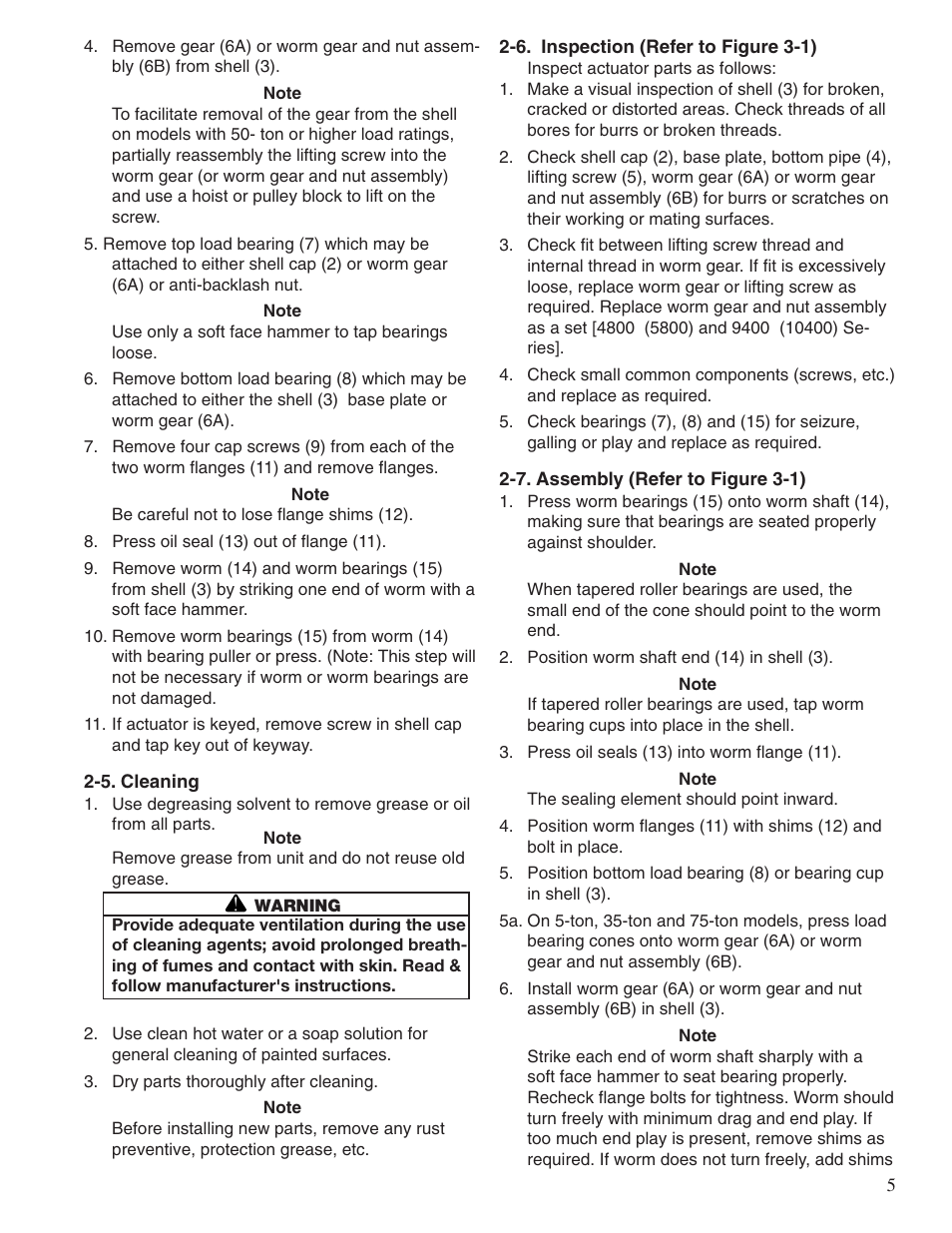 Duff-Norton Machine Screw Translating 2 Ton - 75 Ton User Manual | Page 5 / 8