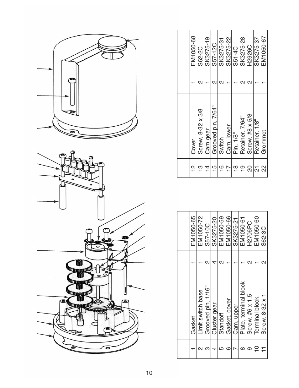 Duff-Norton EM1050-200 (TAP) User Manual | Page 10 / 12