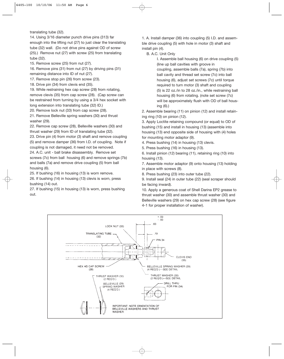 5. assembly | Duff-Norton SK6405-100 User Manual | Page 6 / 12