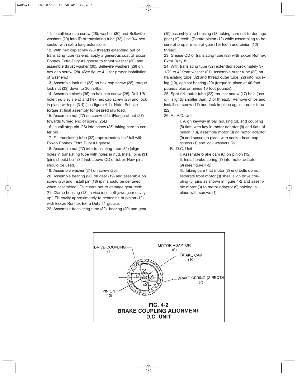 Duff-Norton SK6405-100 User Manual | Page 7 / 12