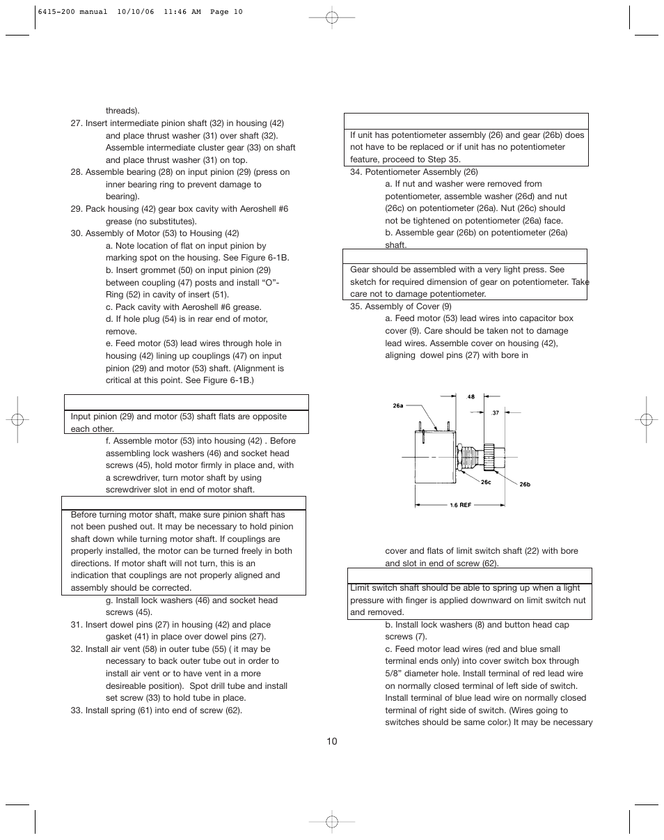 Duff-Norton SK6415-200 (SPA Series AC) User Manual | Page 10 / 16