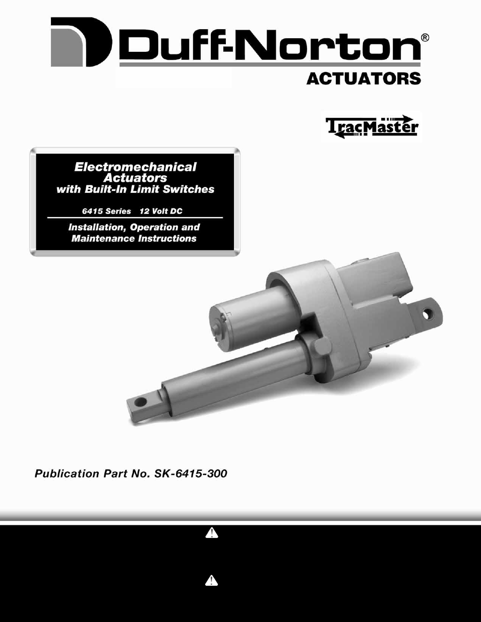 Duff-Norton SK6415-300 (SPA Series DC) User Manual | 16 pages