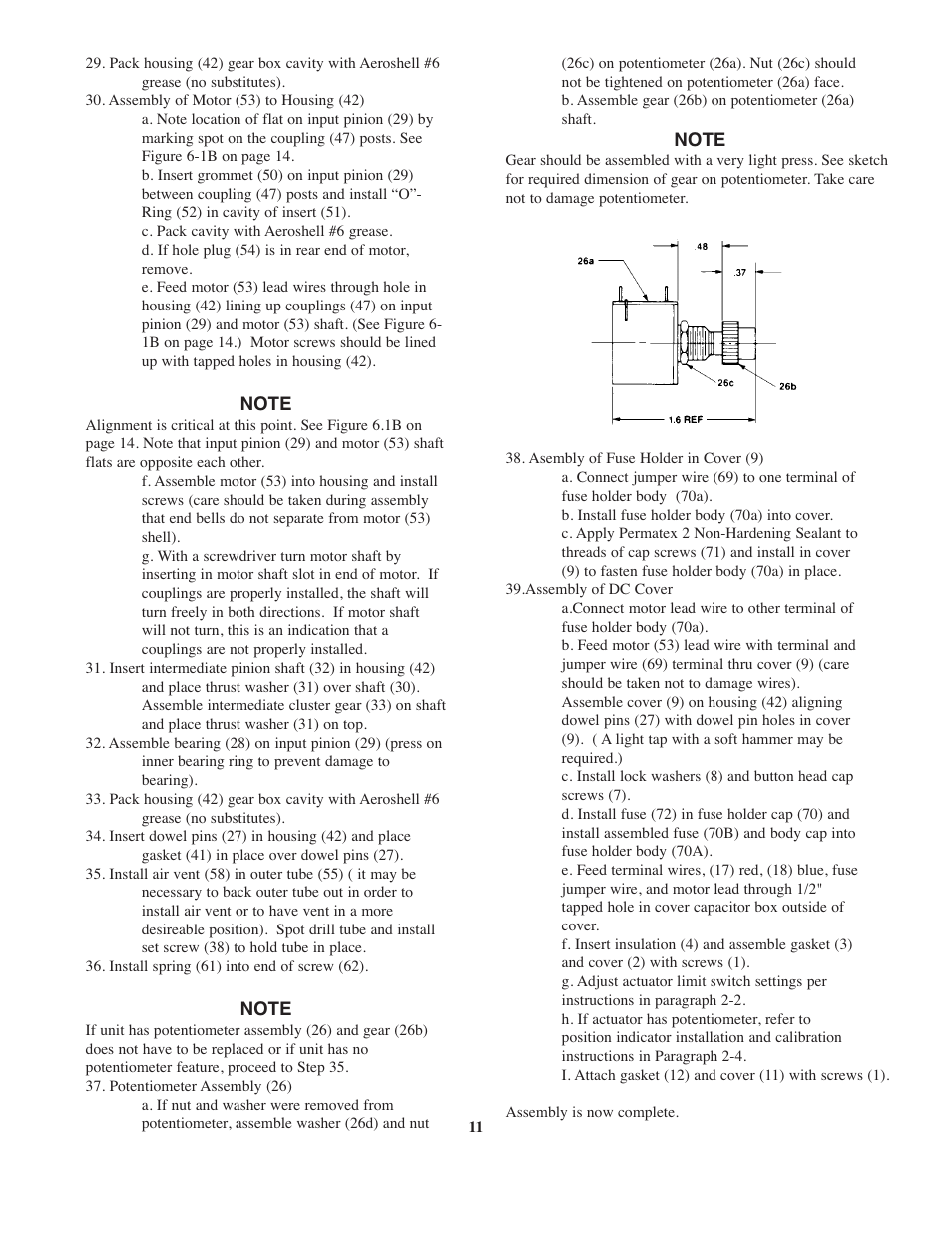 Duff-Norton SK6415-300 (SPA Series DC) User Manual | Page 11 / 16
