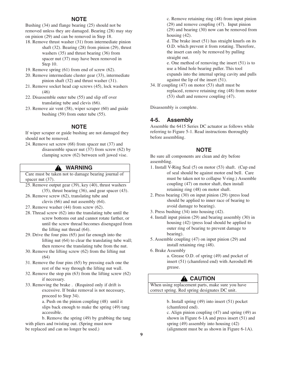 Duff-Norton SK6415-300 (SPA Series DC) User Manual | Page 9 / 16