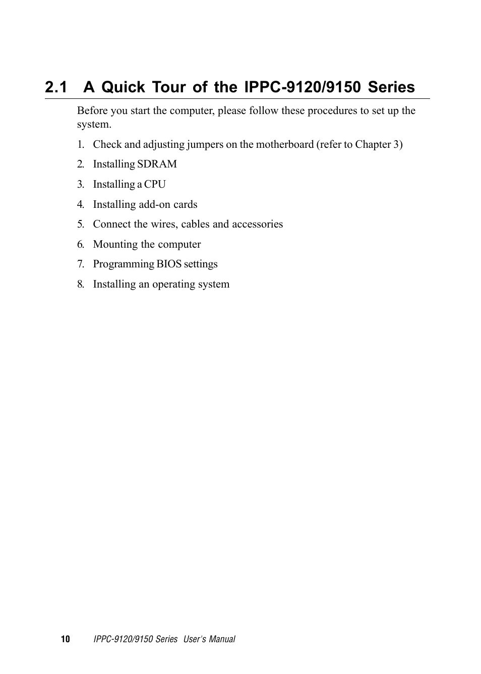 Advantech RUGGED PENTIUM IPPC-9120 User Manual | Page 25 / 163