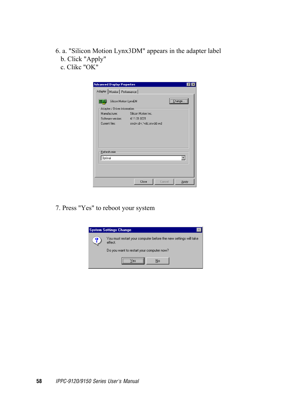 Advantech RUGGED PENTIUM IPPC-9120 User Manual | Page 73 / 163