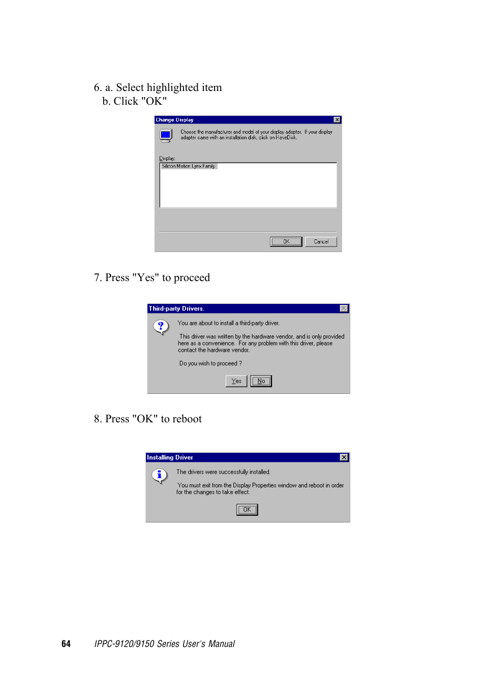 Advantech RUGGED PENTIUM IPPC-9120 User Manual | Page 79 / 163