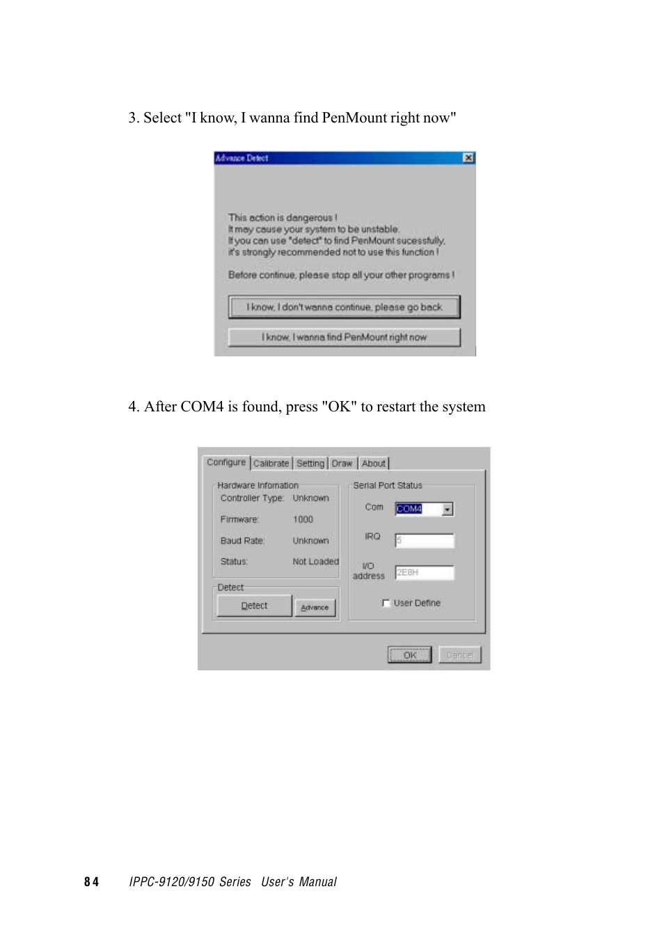 Advantech RUGGED PENTIUM IPPC-9120 User Manual | Page 99 / 163