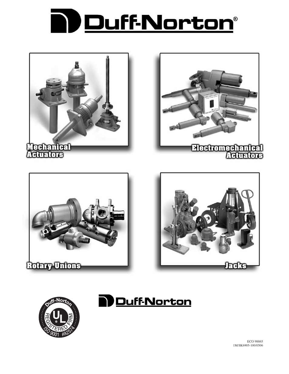 Duff-Norton SK6905-100-1 User Manual | Page 16 / 16