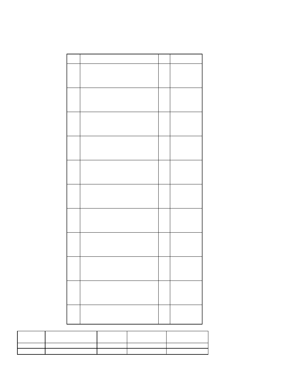Optional, 1. parts list | Duff-Norton SK6905-200 User Manual | Page 12 / 16