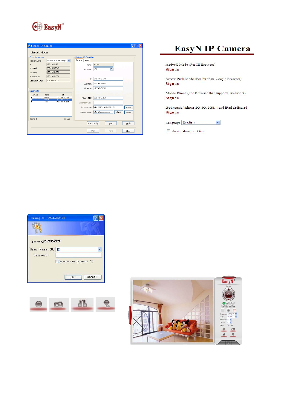 EasyN F Series Quick Start User Manual | Page 2 / 2