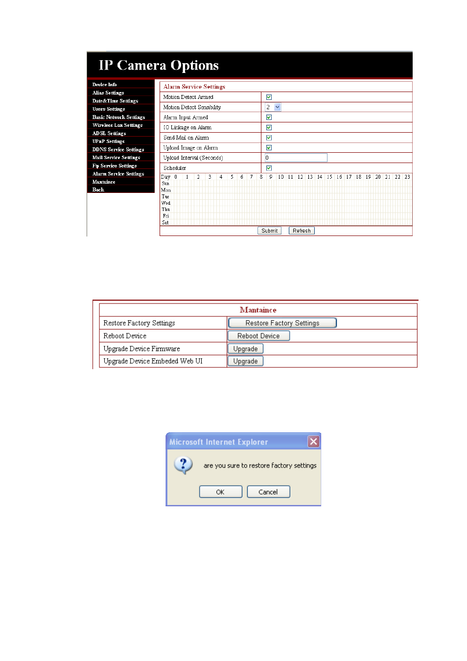 Reset/firm ware upgrade, 14 restore factory settings, 15 reboot equipment | EasyN F Series User manual User Manual | Page 19 / 26