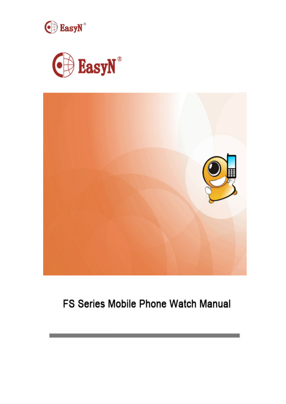 EasyN F Series Mobile Phone Watch User Manual | 5 pages