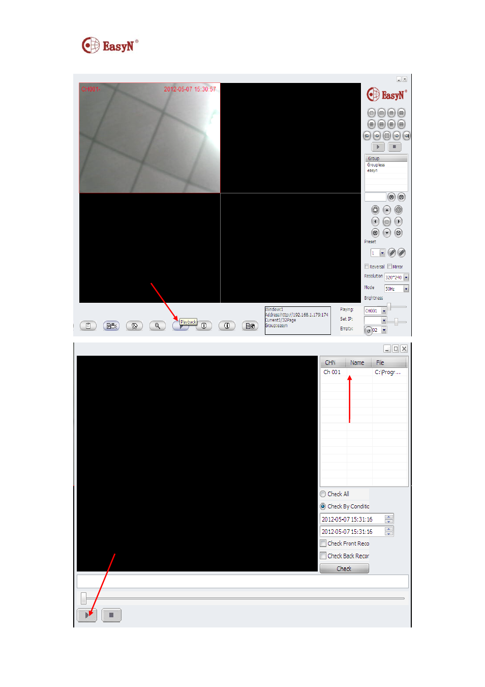 EasyN F Series Central Management System User Manual | Page 7 / 8