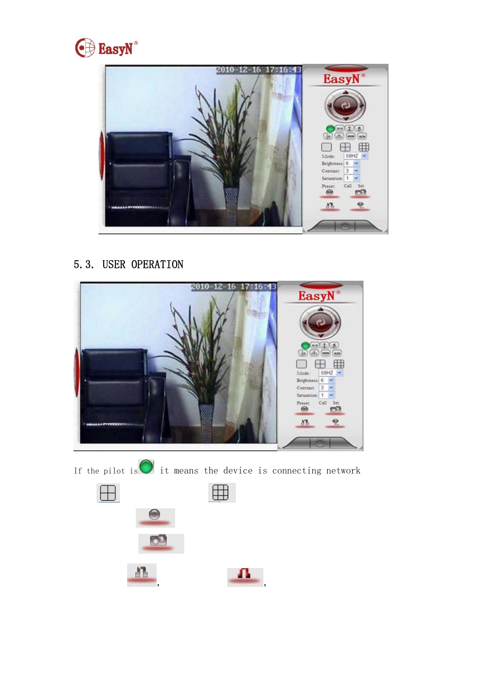 User operation | EasyN F2 Series User manual User Manual | Page 12 / 34