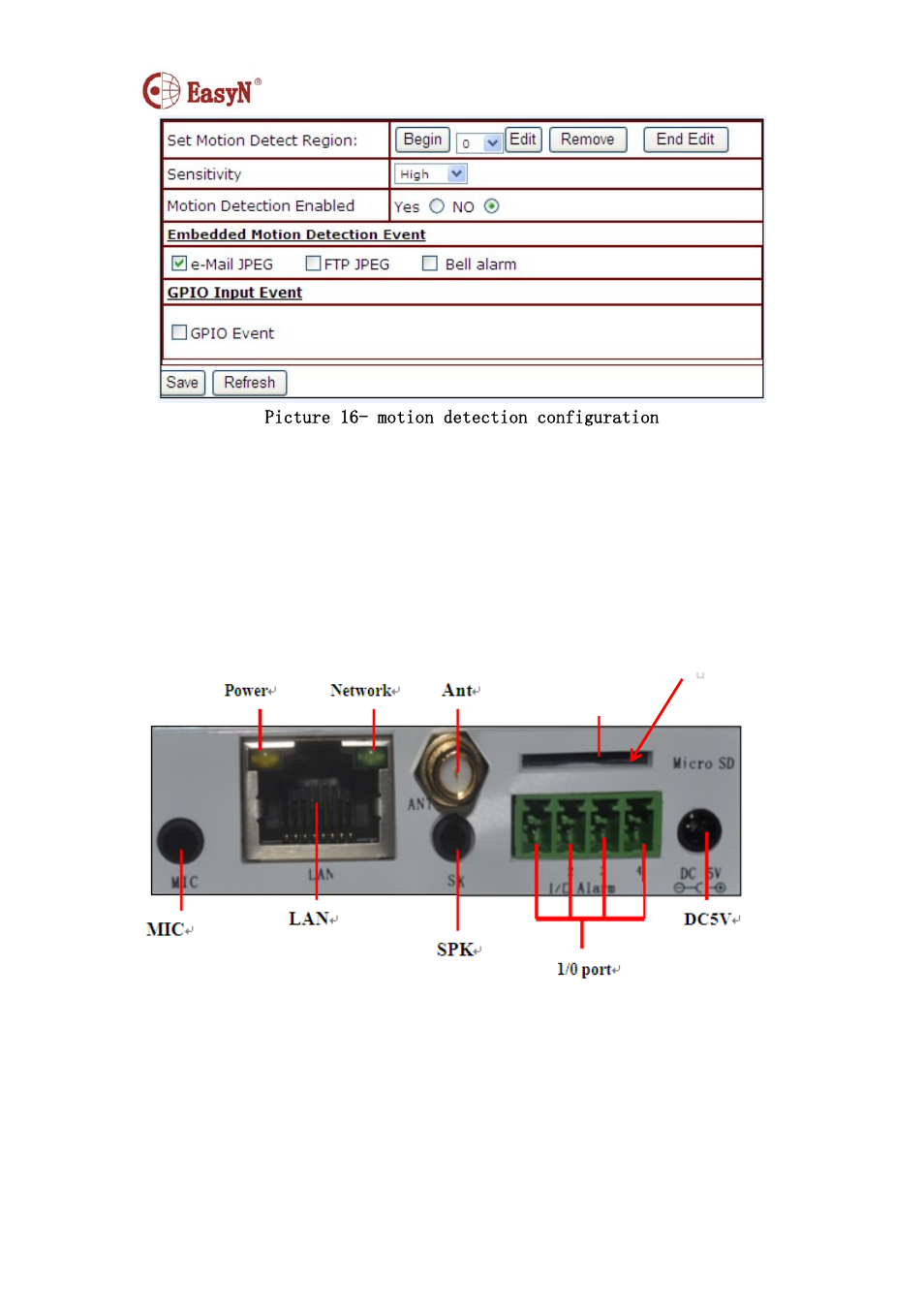 6 sd card guide, Insert sd card, Sd card guide 6.1. insert sd card | EasyN F2 Series User manual User Manual | Page 19 / 34