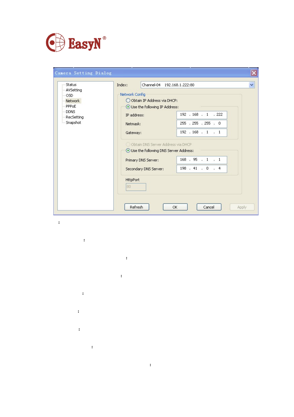 EasyN F2 Series Central Management System User Manual | Page 32 / 46
