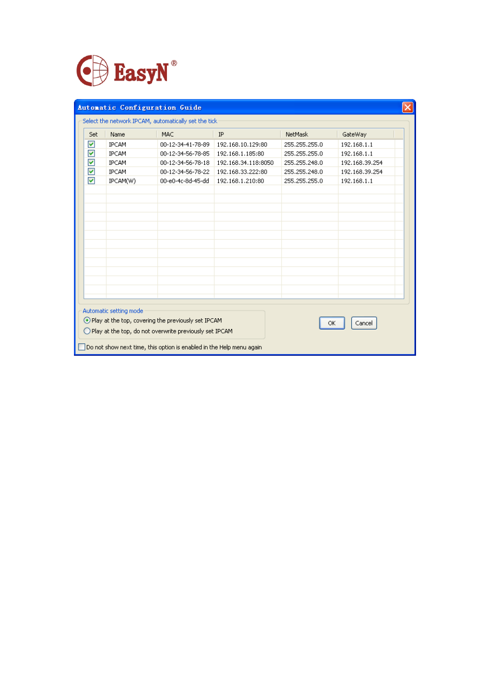 EasyN F2 Series Central Management System User Manual | Page 5 / 46