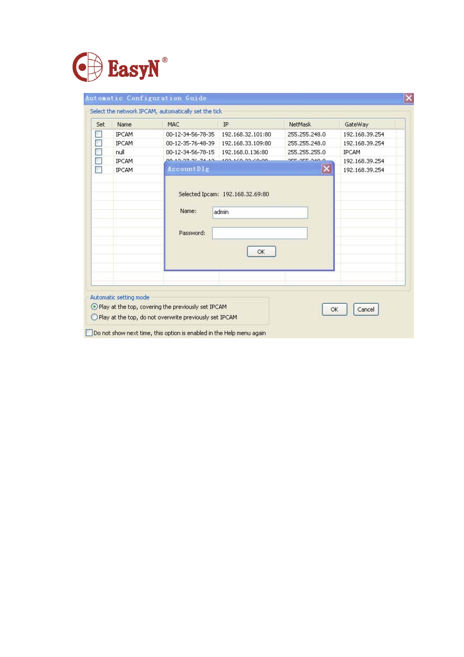 EasyN F2 Series Central Management System User Manual | Page 6 / 46