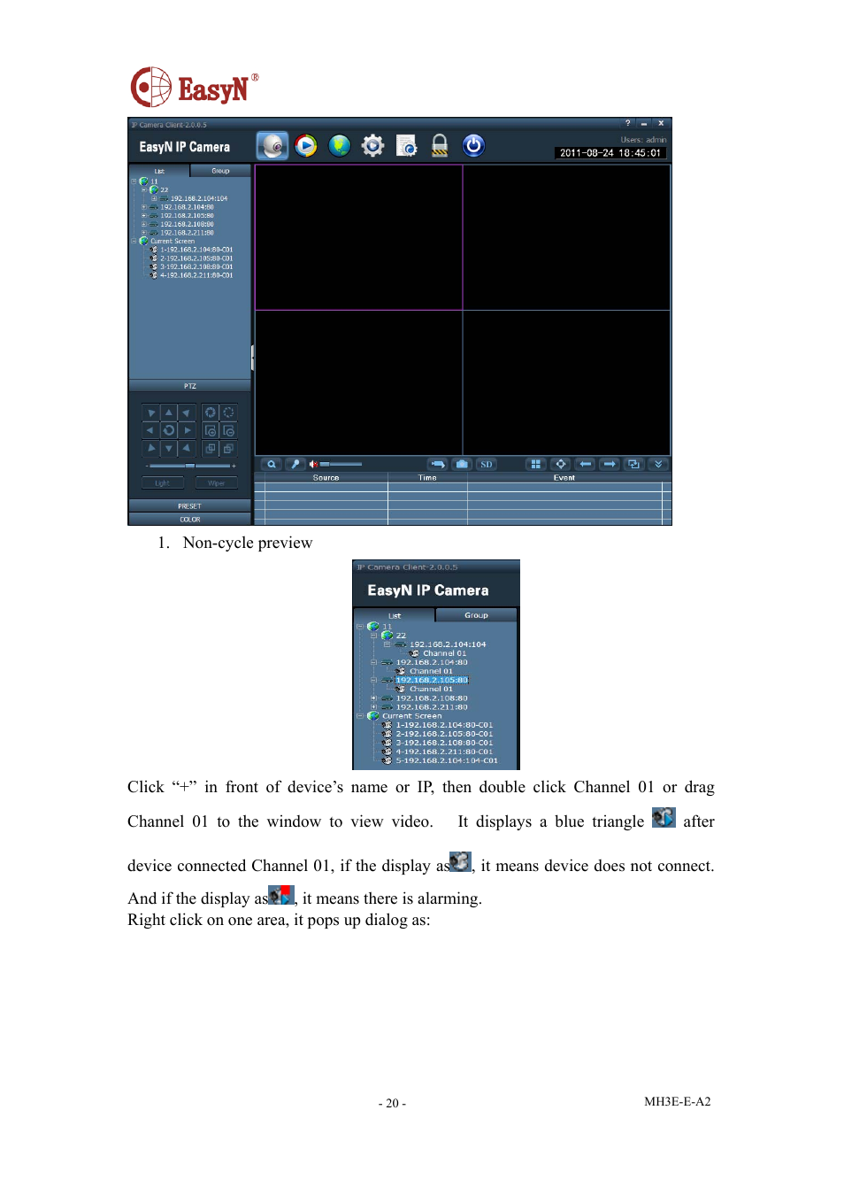 EasyN H3 Series User manual User Manual | Page 21 / 39