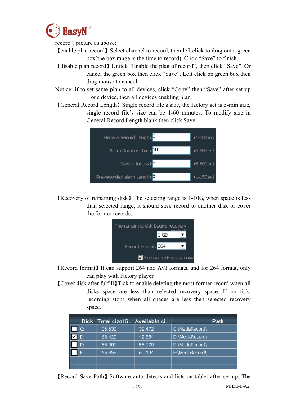 EasyN H3 Series User manual User Manual | Page 26 / 39