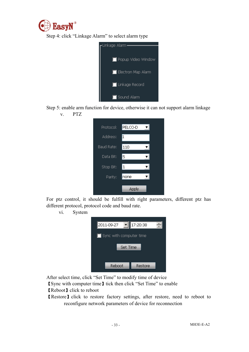 EasyN H3 Series User manual User Manual | Page 34 / 39