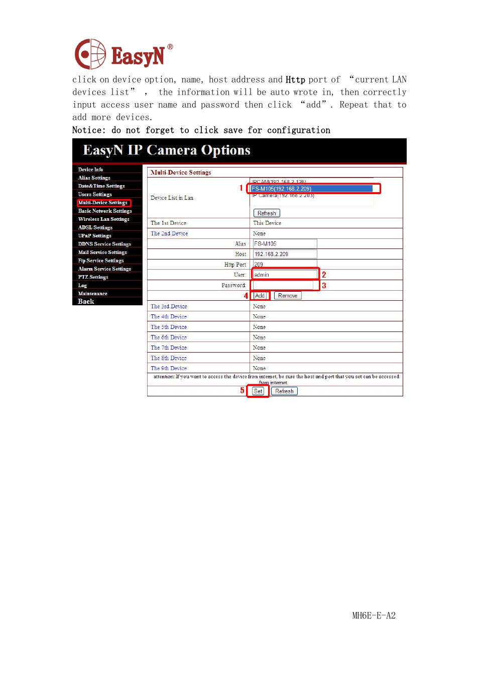 EasyN H6 Series User manual User Manual | Page 14 / 22
