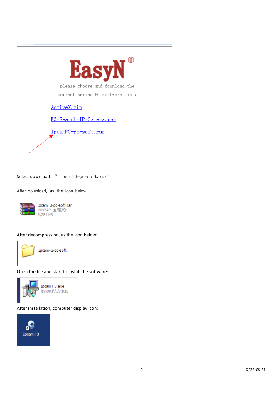 EasyN F3 Series PC User Manual | Page 2 / 9