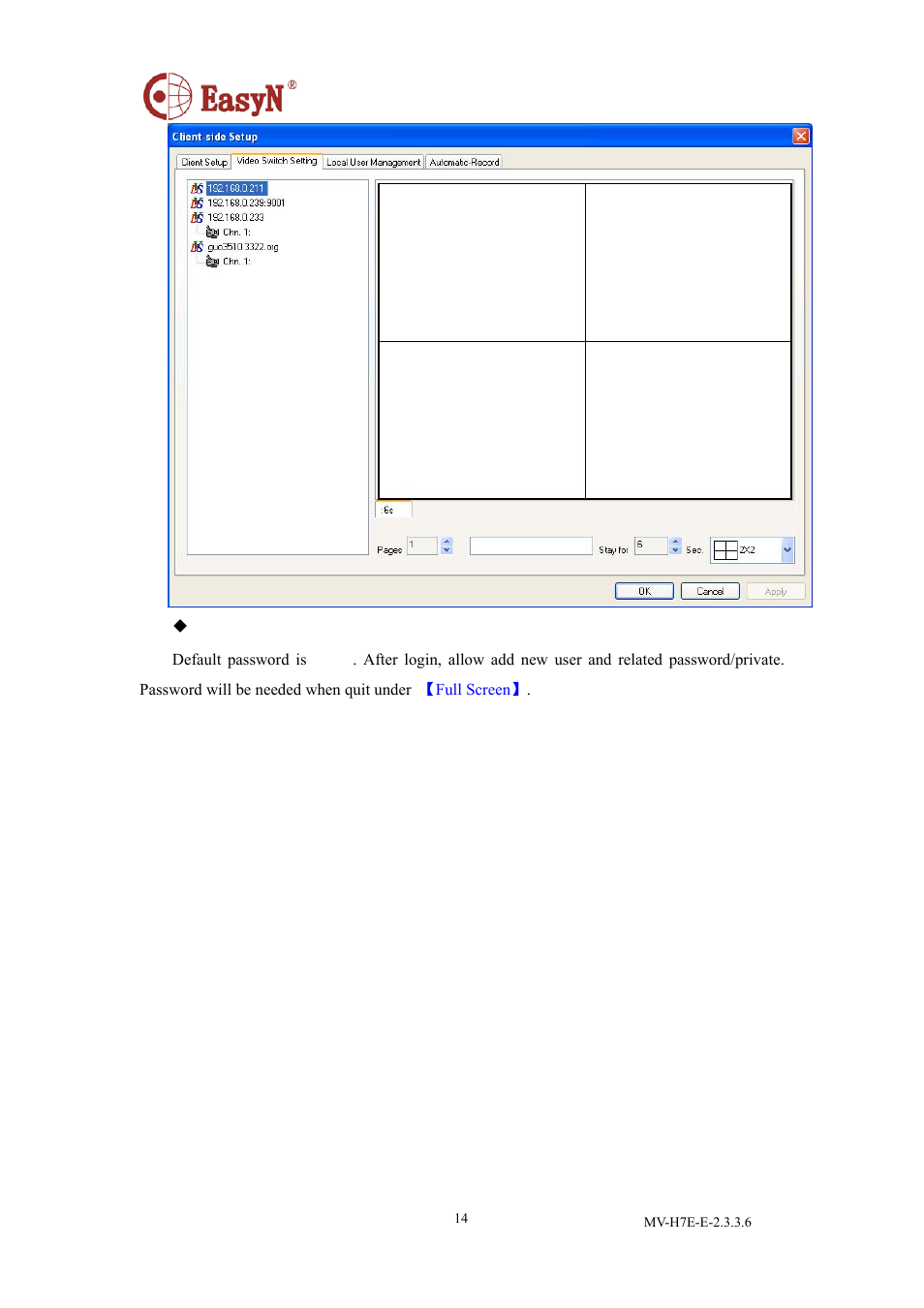 EasyN H7 CMS User Manual | Page 16 / 33