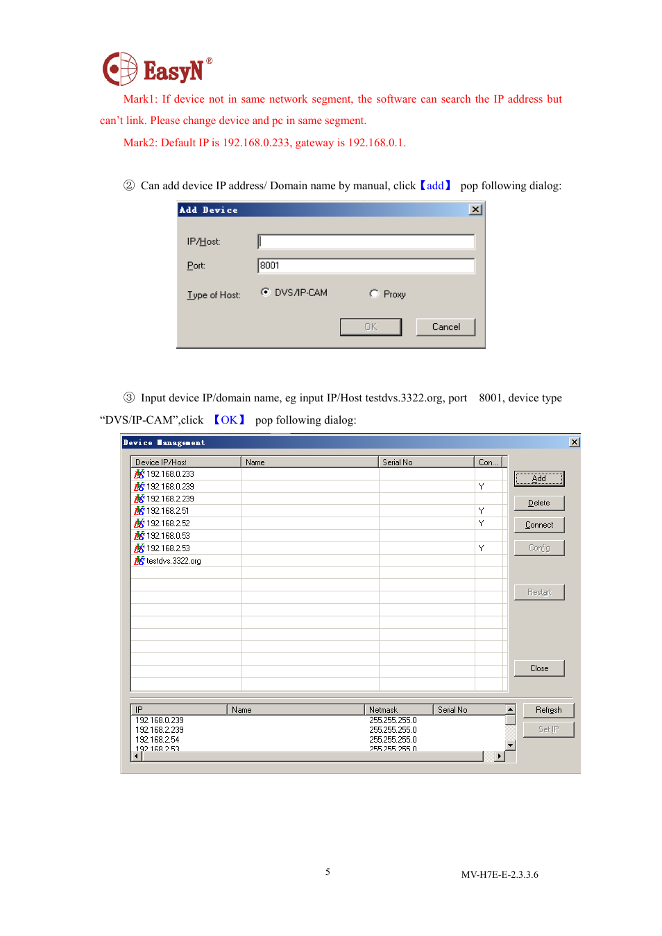 EasyN H7 CMS User Manual | Page 7 / 33