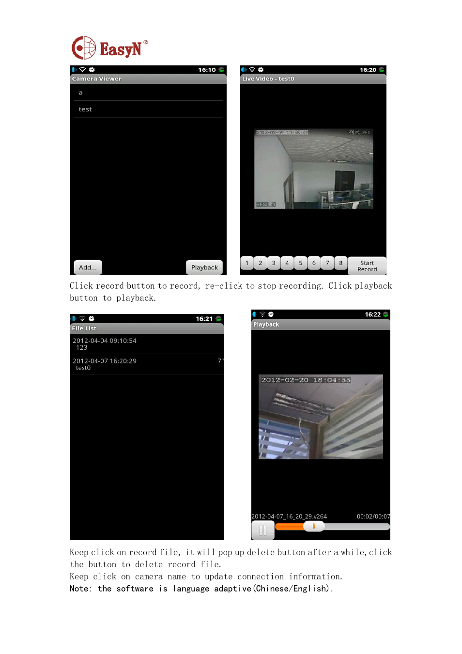 EasyN H7 Series Mobile Phone User Manual | Page 6 / 6