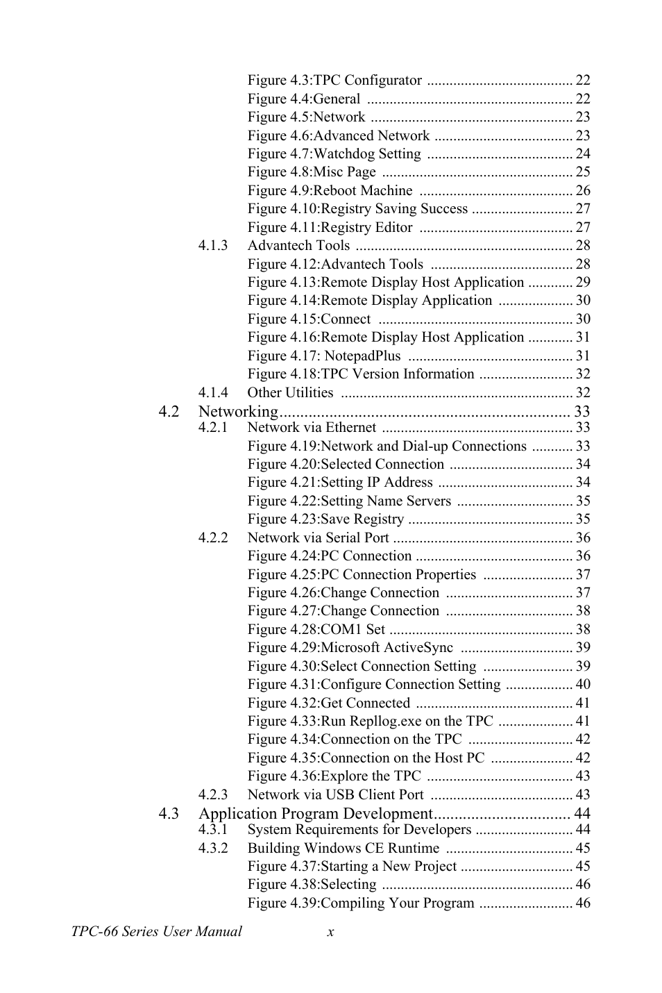 Advantech Intel XScale PXA Touch Panel Computer TPC-66 Series User Manual | Page 10 / 76