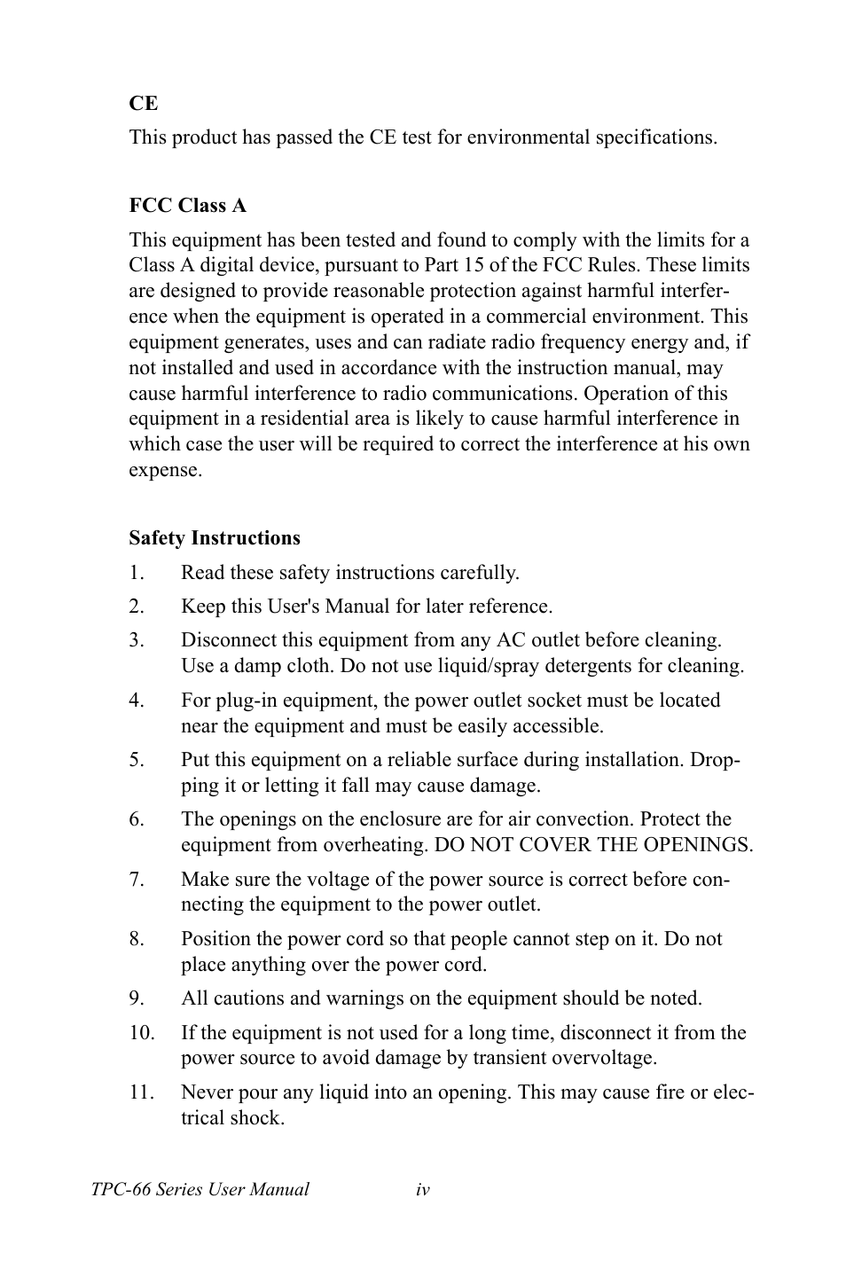 Advantech Intel XScale PXA Touch Panel Computer TPC-66 Series User Manual | Page 4 / 76