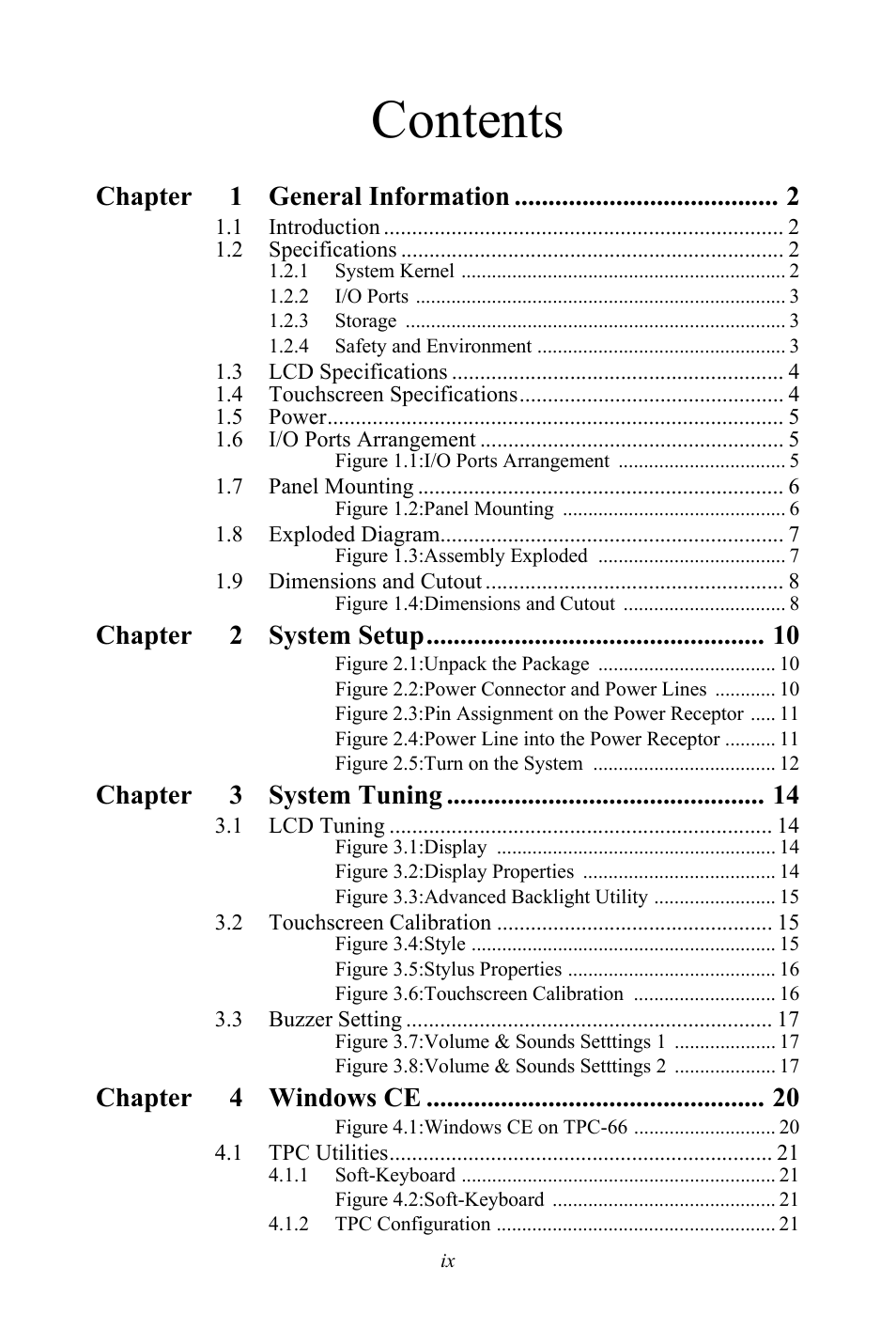 Advantech Intel XScale PXA Touch Panel Computer TPC-66 Series User Manual | Page 9 / 76