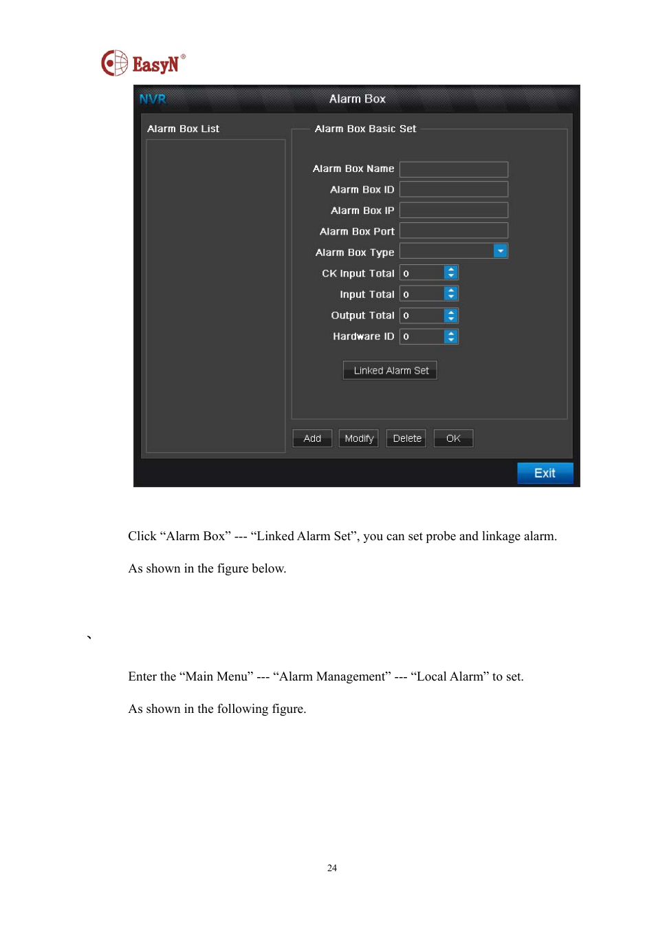 EasyN NR-1-B Series User Manual | Page 24 / 39