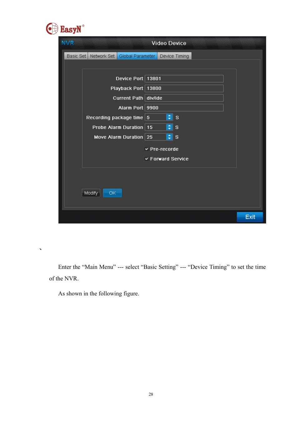 EasyN NR-1-B Series User Manual | Page 28 / 39