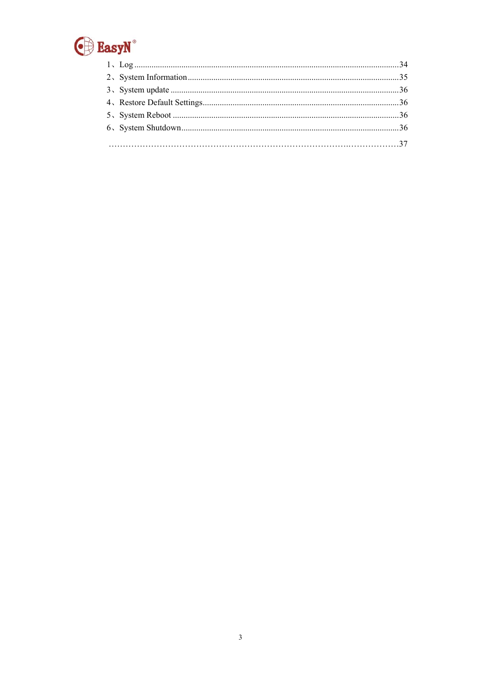 EasyN NR-1-B Series User Manual | Page 3 / 39