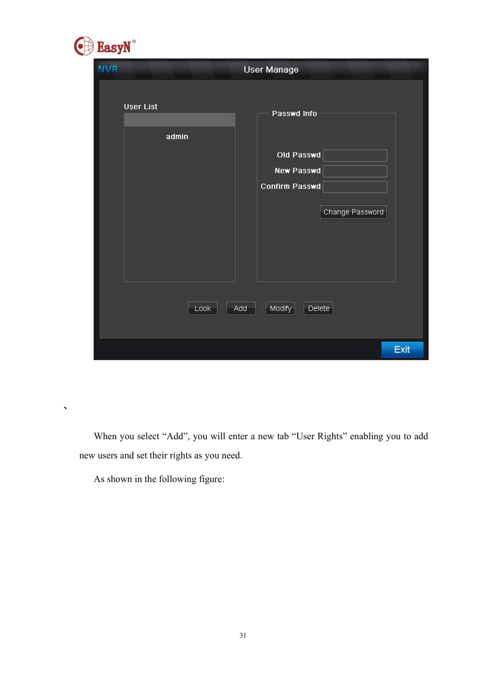 EasyN NR-1-B Series User Manual | Page 31 / 39