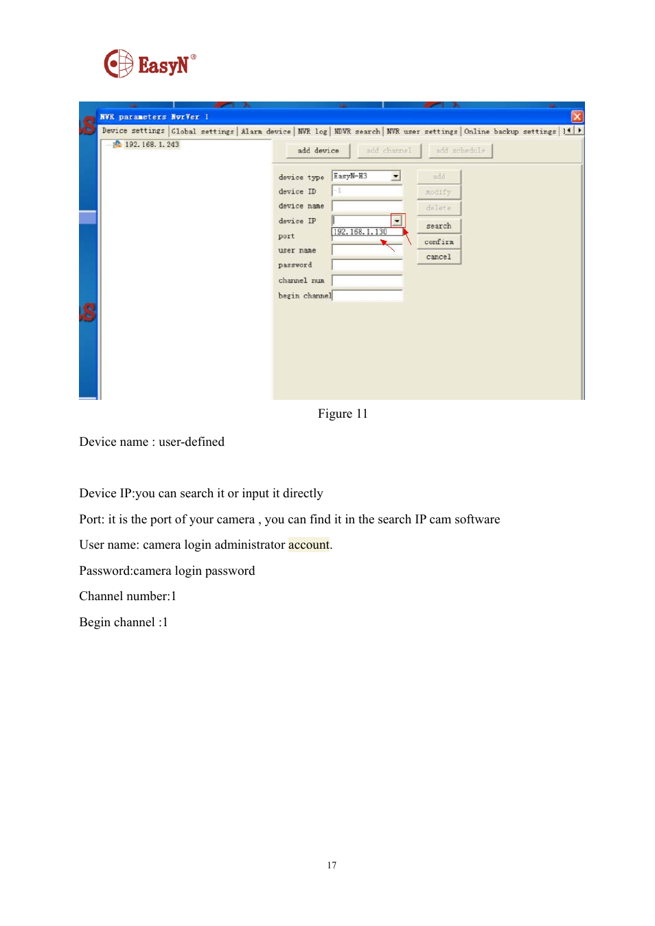 EasyN NR-1-A4 Series User Manual | Page 17 / 40