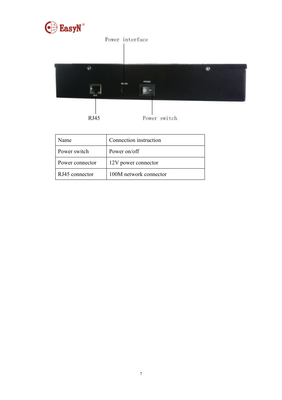 EasyN NR-1-A4 Series User Manual | Page 7 / 40