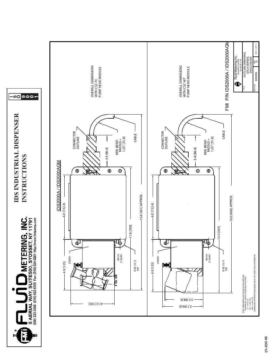 Ids industrial dispenser instructions | FMI IDS User Manual | Page 12 / 14