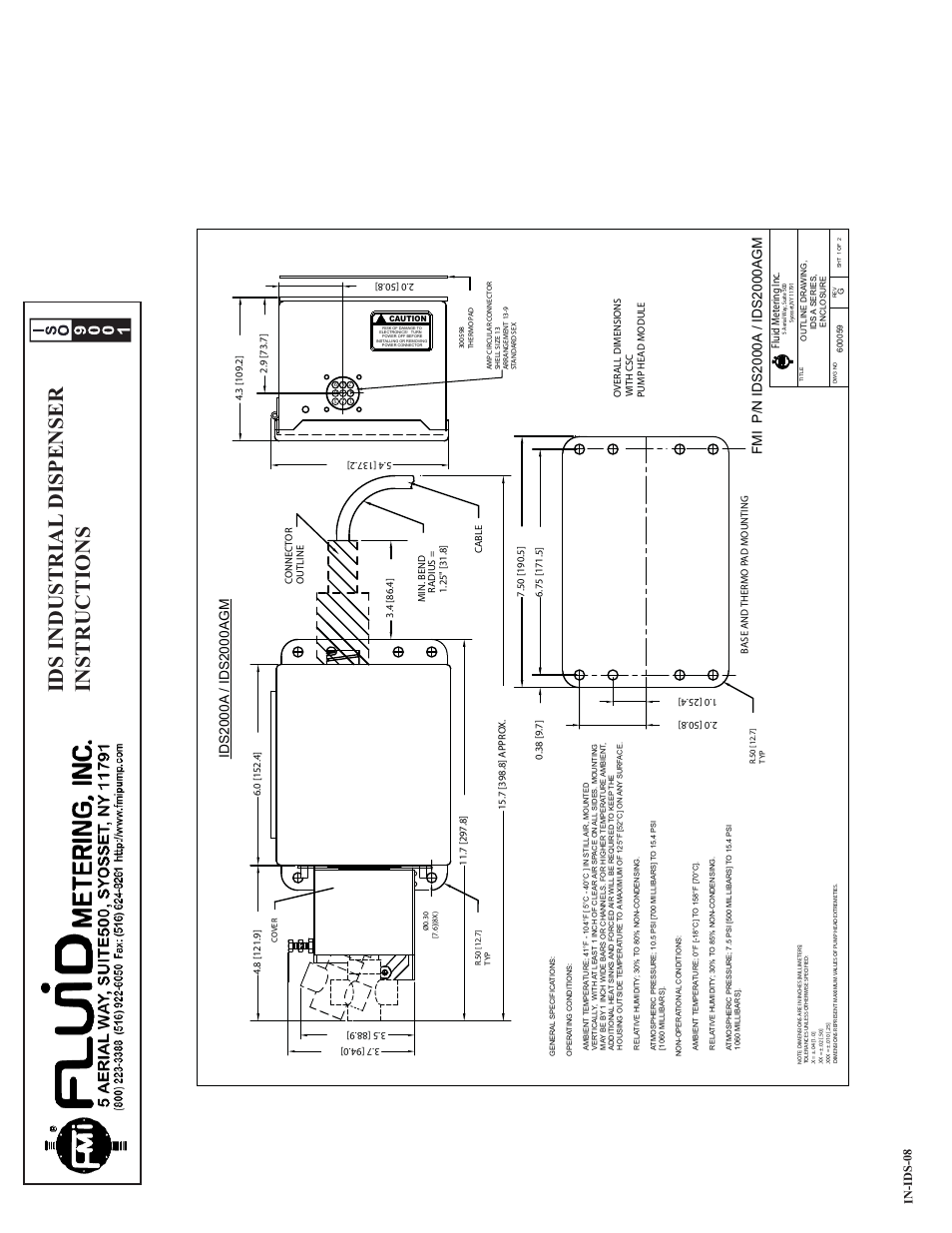 Ids industrial dispenser instructions, In-ids-08 | FMI IDS User Manual | Page 13 / 14